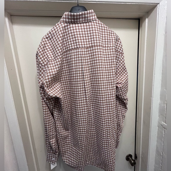 Burberry London Men's Button Down Shirt Size Large Long Sleeve Check Vintage USA - Picture 4 of 7